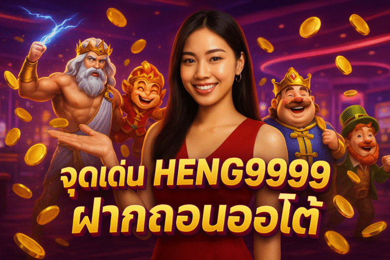จุดเด่น HENG9999 ฝากถอนออโต้